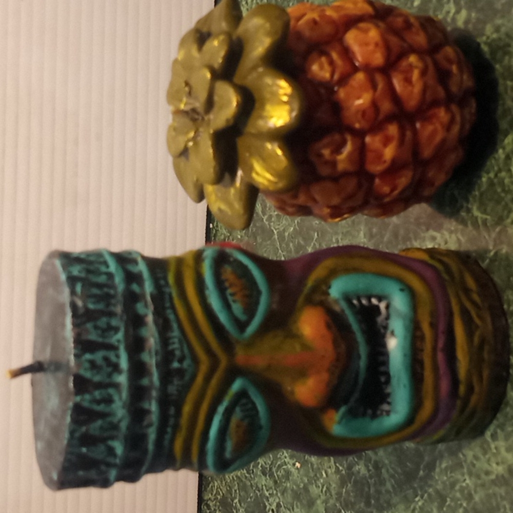 Hawaiian luau Candle Lot New